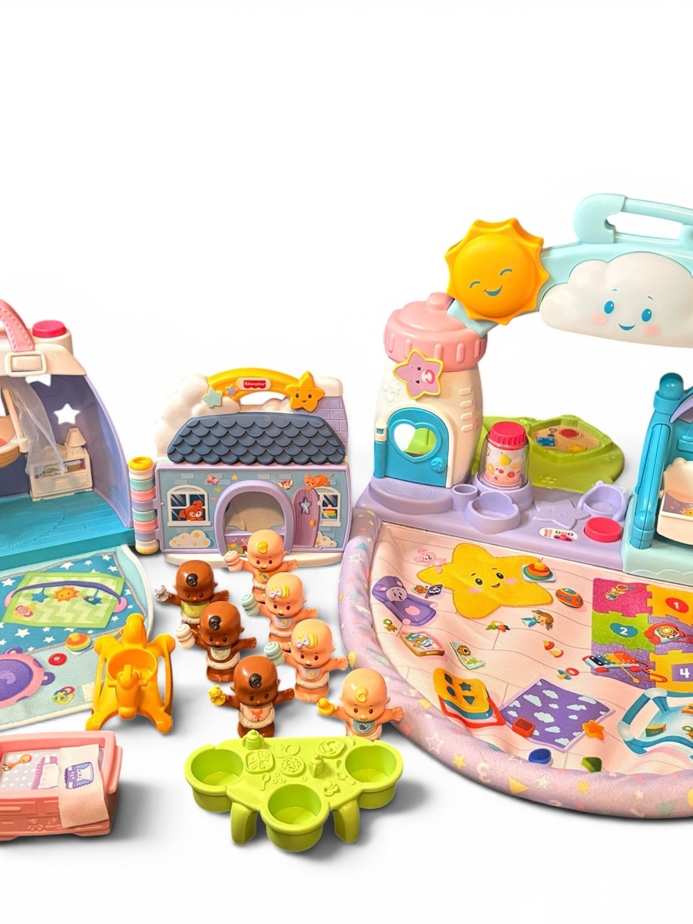 Fisher-Price Little people Colorful Baby Activity 1-2-3 Playdate Playsets